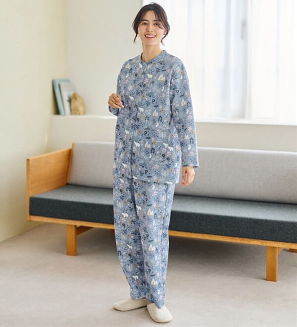 LAVIENNE（ラヴィエンヌ）の「綿入りキルトパジャマ（パジャマ・ルームウェア）」｜詳細画像