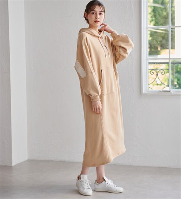 RANAN（ラナン）の「＜ａｄｉｄａｓ＞スウェットワンピース（その他ワンピース）」｜詳細画像