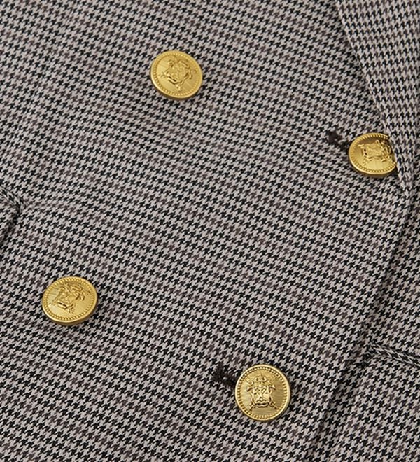 RANAN（ラナン）の「洗える！ゴールド調ボタンWテーラードジャケット（テーラードジャケット）」｜詳細画像