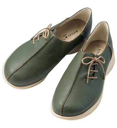 ルフラン（ルフラン）の「リュウジタカイ　ゆったり５Ｅ牛革スリッポンシューズ（スリッポン）」