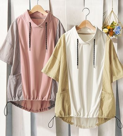 ルフラン（ルフラン）の「【２色組】異素材切替プルオーバー＜トルッキー＞（カットソー）」