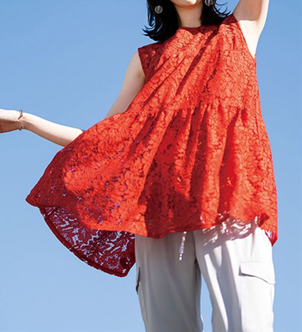 RANAN（ラナン）の「レースティアードチュニック（チュニック）」｜詳細画像