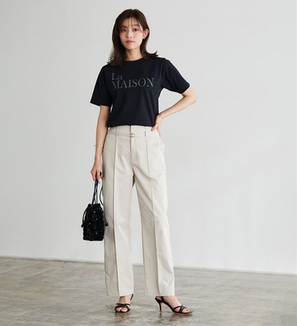 Pierrot（ピエロ）の「【イージーケア】選べるロゴＴシャツ（Tシャツ）」｜詳細画像