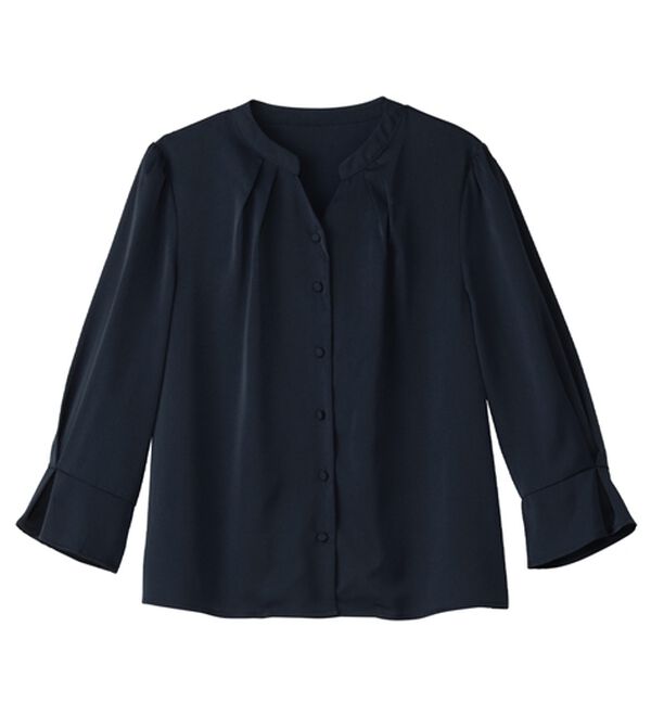 alotta（アロッタ）の「キャンディースリーブくるみボタンブラウス（ブラウス）」｜詳細画像