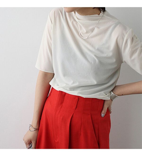 GeeRA（ジーラ）の「シアープチハイネックプルオーバー（カットソー）」｜詳細画像