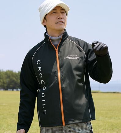 「＜クロコダイル＞防風テック裏フリースジャケット（メンズジャケット）」