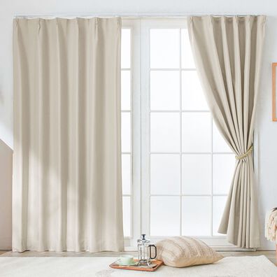 iellio（イエリオ）の「１００％遮光＆防音＆断熱保温カーテン＜２枚組・１００％遮光（１級遮光）・洗える・無地・形状記憶加工・新生活・コスパ＞（ドレープカーテン）」