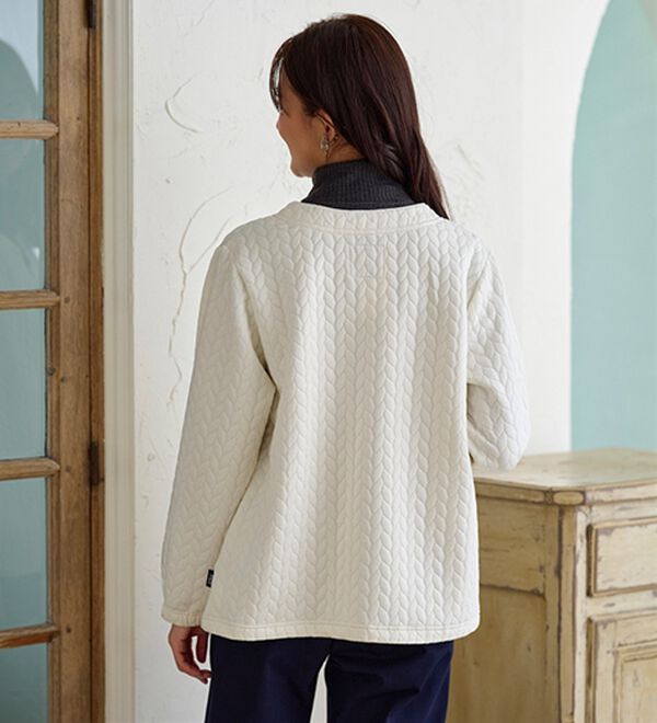 BELLUNA（ベルーナ）の「【ＰＯＬＯ　ＢＣＳ】ジャカード素材カーディガン（その他カーディガン）」｜詳細画像