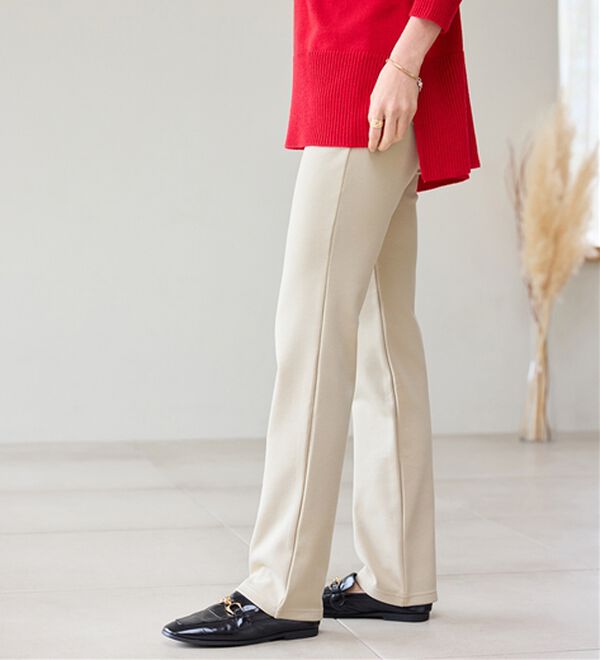 BELLUNA（ベルーナ）の「【裏起毛有無】ジャストフィットらくらくパンツ（フルレングスパンツ）」｜詳細画像