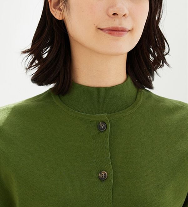 BELLUNA（ベルーナ）の「前後２ｗａｙベスト付ニットアンサンブル（アンサンブル）」｜詳細画像