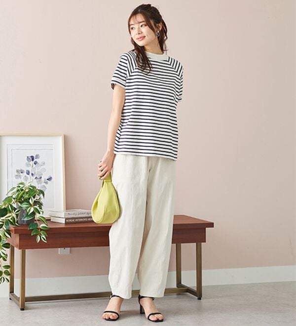 BELLUNA（ベルーナ）の「下半身カバーコクーンシルエットパンツ（フルレングスパンツ）」｜詳細画像