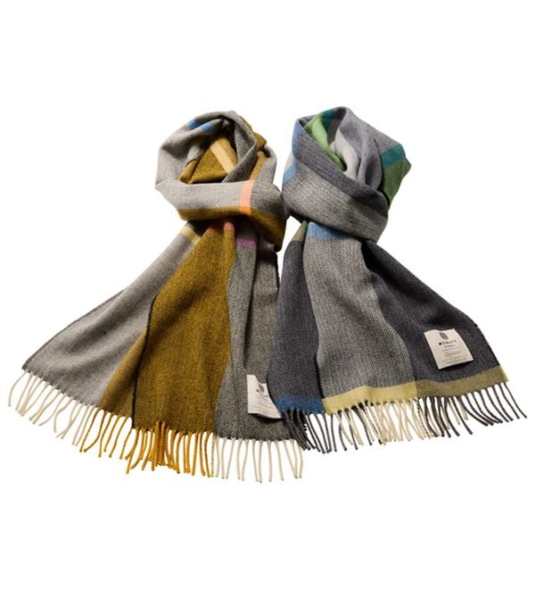 「＜ＭＣＮＵＴＴ（マクナット）＞ラムズウールマフラー（メンズストール・マフラー）」｜詳細画像