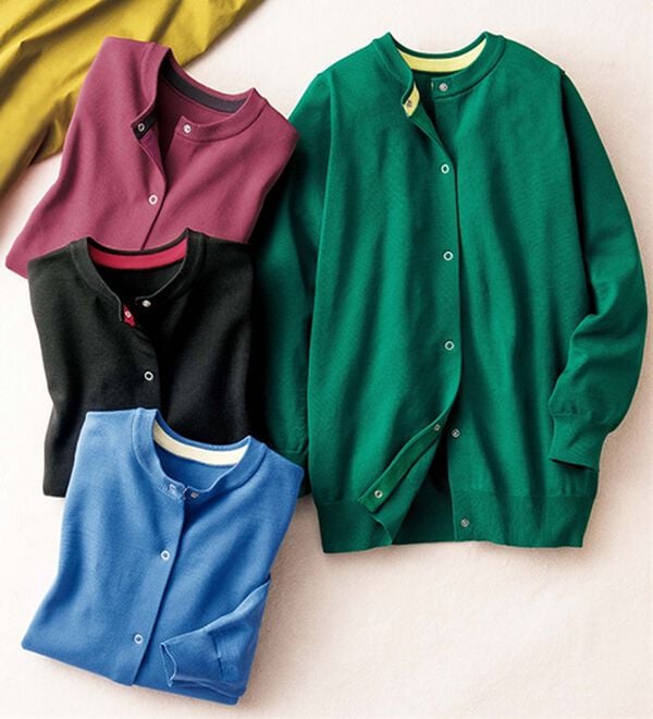 ルフラン（ルフラン）の「多機能が嬉しい！ニットカーディガン（ニットカーディガン）」｜詳細画像