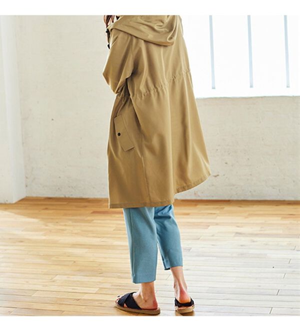 BELLUNA（ベルーナ）の「はっ水！ＵＶ対策ロングコート（ポーチ付）（ハーフコート）」｜詳細画像