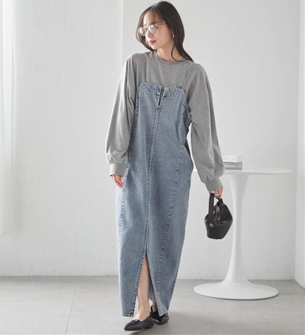 RANAN（ラナン）の「多機能ベーシックオーバーサイズ長袖Tシャツ（Tシャツ）」｜詳細画像