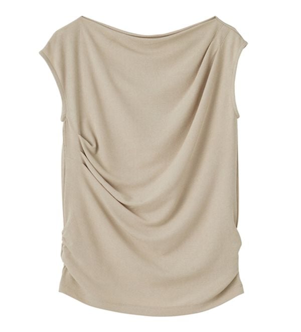 RANAN（ラナン）の「タックドレープフレンチスリーブT（Tシャツ）」｜詳細画像