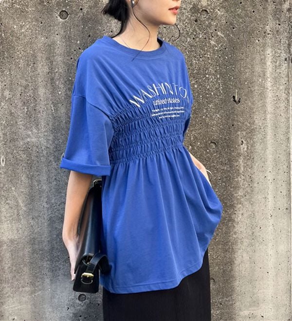 RANAN（ラナン）の「マルチファンクション　シャーリングプリントT（Tシャツ）」｜詳細画像