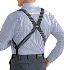 「【２本組】＜ゴールデンベア＞日本製錆びないサスペンダー（メンズベルト）」