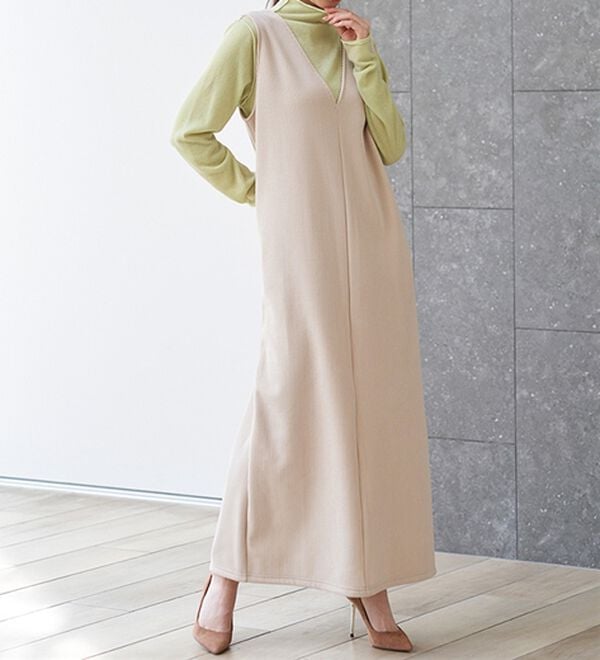 RANAN（ラナン）の「前後２ＷＡＹ！メロウ使いニットソーフリルプルオーバー（カットソー）」｜詳細画像