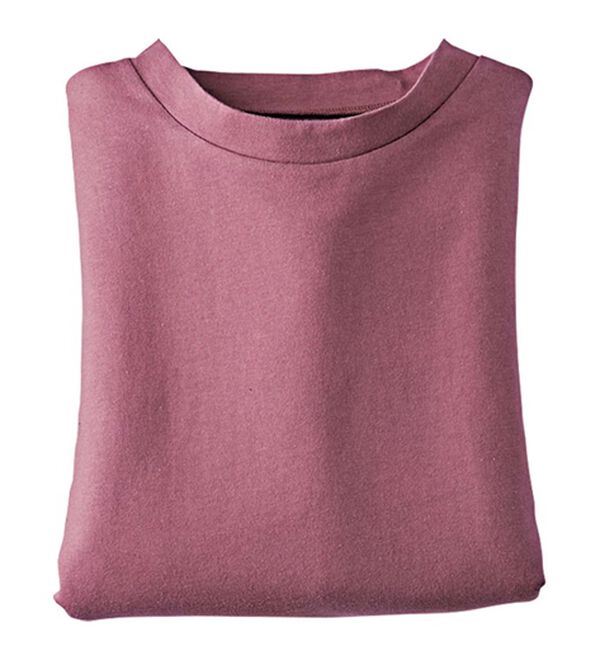 BELLUNA（ベルーナ）の「【５枚組】綿１００％汗ジミ対策プルオーバー（カットソー）」｜詳細画像