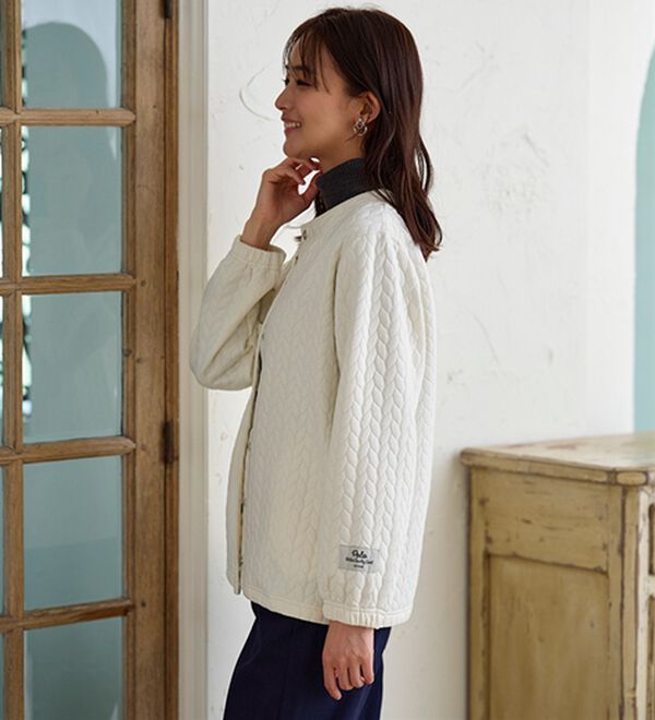 BELLUNA（ベルーナ）の「【ＰＯＬＯ　ＢＣＳ】ジャカード素材カーディガン（その他カーディガン）」｜詳細画像