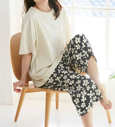 LAVIENNE（ラヴィエンヌ）の「ゆる涼カットソールームウェア（パジャマ・ルームウェア）」