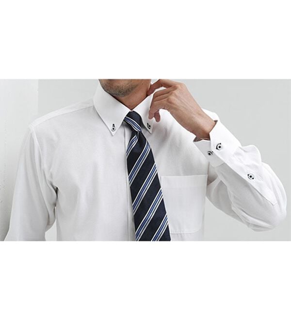 「【５枚セット】品質自慢！形態安定メンズワイシャツ（メンズワイシャツ）」｜詳細画像