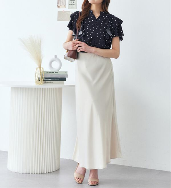 alotta（アロッタ）の「フリルデザインブラウス（ブラウス）」｜詳細画像