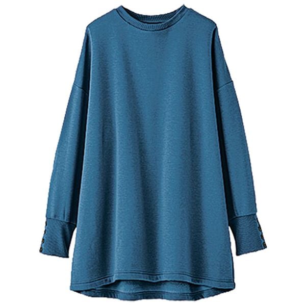 BELLUNA（ベルーナ）の「裏ファー素材袖ボタンチュニック（チュニック）」｜詳細画像