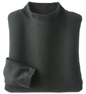 BELLUNA（ベルーナ）の「綿混リブハイネックプルオーバー（カットソー）」｜黒