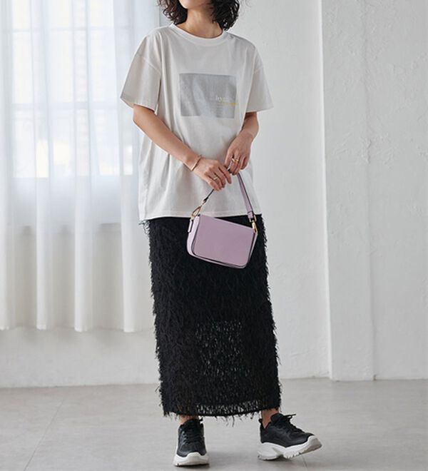 RANAN（ラナン）の「ロゴプリントTシャツ（Tシャツ）」｜詳細画像