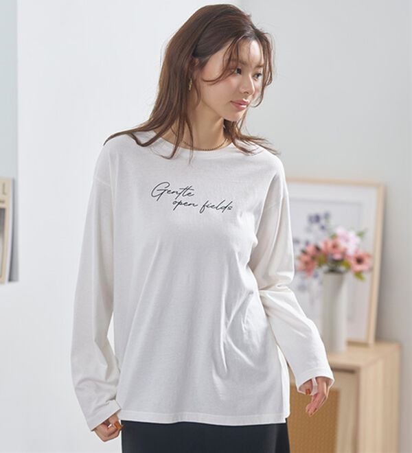 BELLUNA（ベルーナ）の「よれない！大人の長袖Ｔシャツ（カットソー）」｜詳細画像
