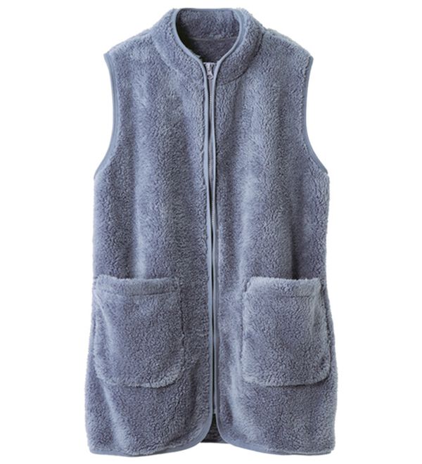 LAVIENNE（ラヴィエンヌ）の「ふわふわ暖かフリースベスト（ベスト）」｜詳細画像