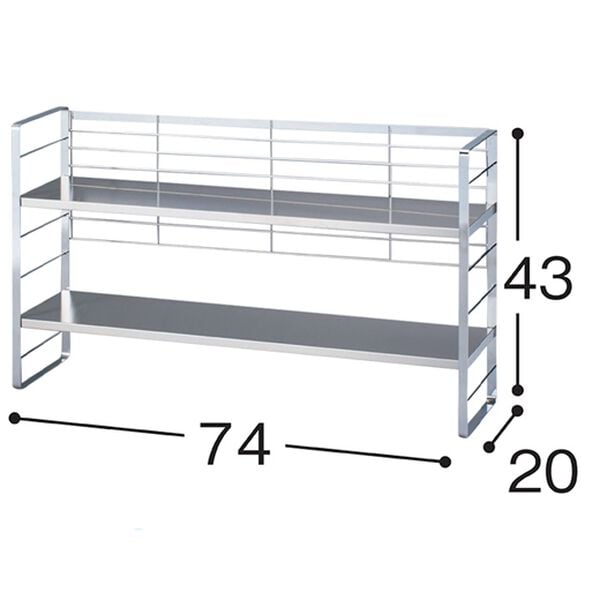 「【４／３０まで早割】出窓で使える２段シェルフ（キッチン整理用品）」｜詳細画像