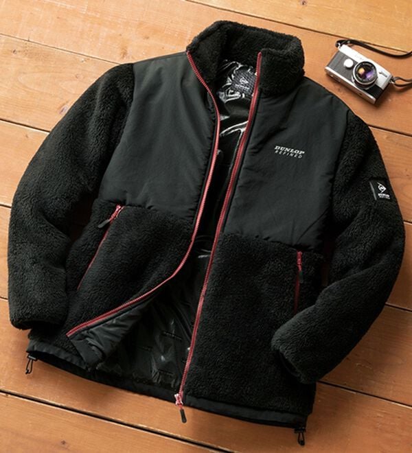 「＜ダンロップ・リファインド＞エアロゲル断熱３層ジャケット（メンズジャケット）」｜ブラック