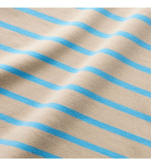 GeeRA（ジーラ）の「袖スリットボーダーカットソー（カットソー）」｜詳細画像