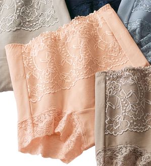 LAVIENNE（ラヴィエンヌ）の「骨盤シェイプの素敵ショーツ単品（ショーツ）」｜ピンク