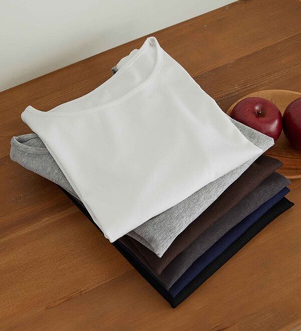 CHAN ME（チャンミ）の「ラウンドネックＴシャツ（Tシャツ）」｜詳細画像