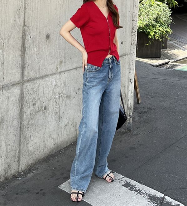 GeeRA（ジーラ）の「ホックデザインサマーカーディガン（ニットカーディガン）」｜詳細画像