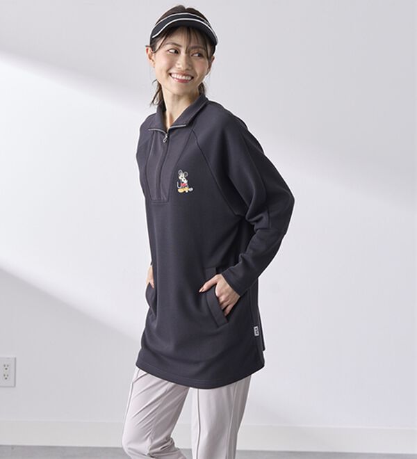 Disney／FILA】ダンボールニットハーフジップ