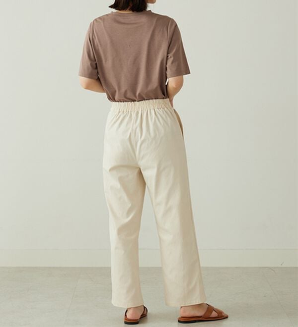 BELLUNA（ベルーナ）の「のびのびストレッチ美脚ストレートパンツ（ワイドパンツ・ガウチョ）」｜詳細画像