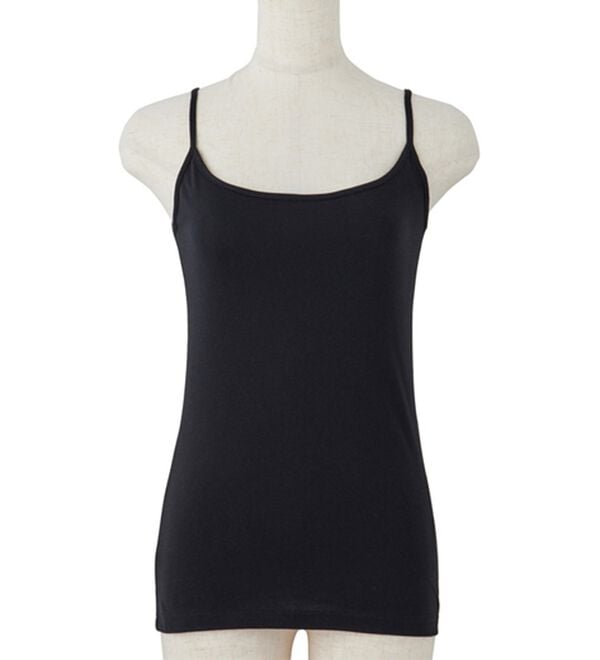 YU'NOW（ユナウ）の「【同色３枚セット】綿混ベーシックインナーキャミセット（肌着・インナーウェア）」｜詳細画像