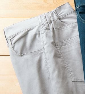 「＜ヒヤロン＞ひえさら爽快カラーデニム（メンズデニムパンツ）」｜アイスグレー