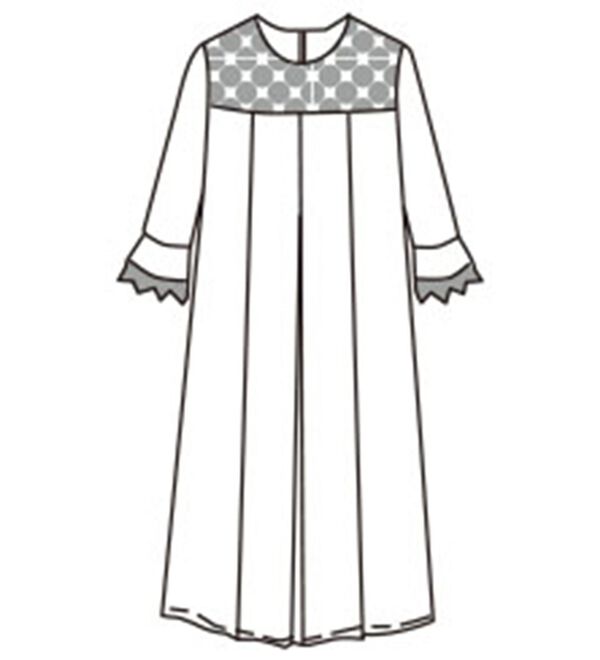 ルフラン（ルフラン）の「お得なフォーマルシフォンワンピース（ブラックフォーマル（喪服・礼服））」｜詳細画像