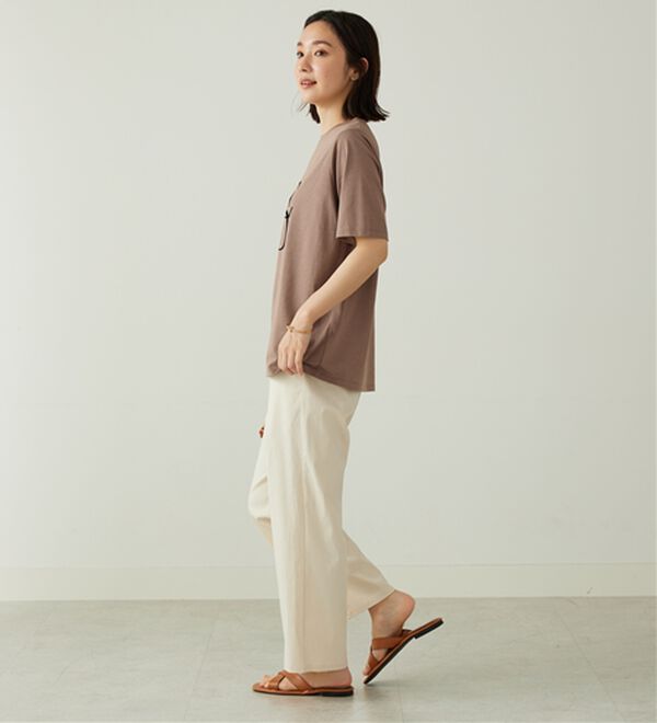 BELLUNA（ベルーナ）の「フロッキープリントロゴプルオーバー（カットソー）」｜詳細画像