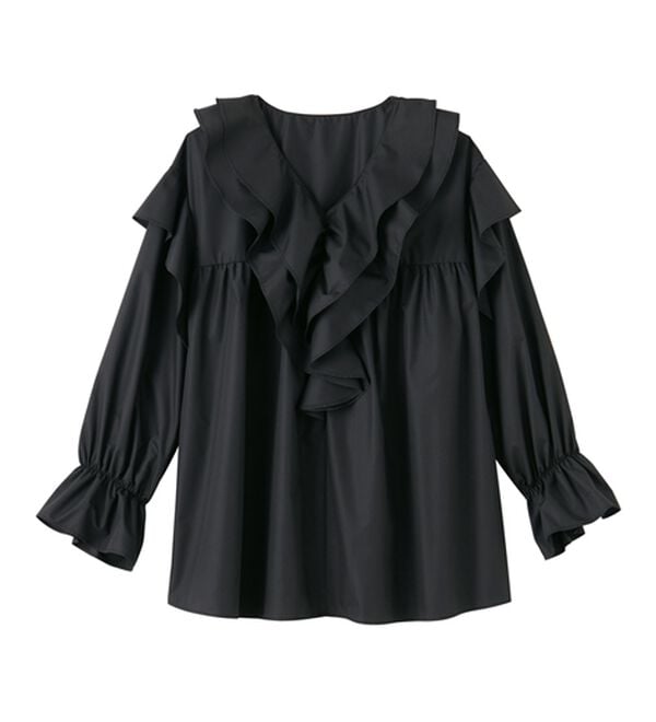 RANAN（ラナン）の「ビッグカラーフリルブラウス（ブラウス）」｜詳細画像