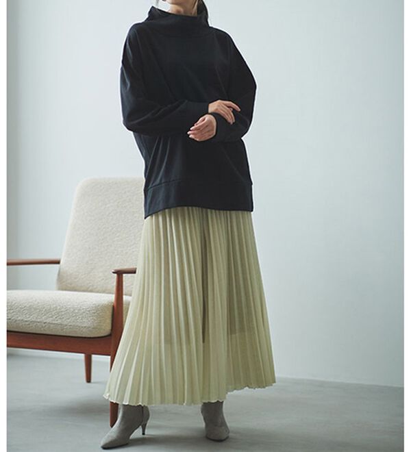 RANAN（ラナン）の「シャイニープリーツスカート（ロングスカート）」｜詳細画像