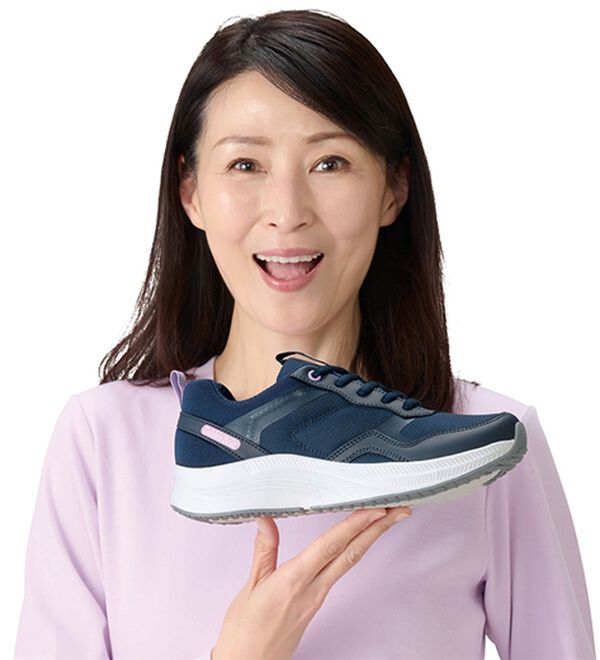 「ゴールデンベア５Ｅはっ水厚底シューズ（スニーカー）」｜詳細画像