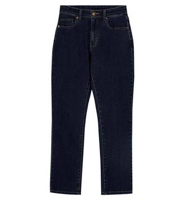 Pierrot（ピエロ）の「【ストレッチ素材】大人のためのゆるテーパードデニムパンツ（フルレングスパンツ）」｜詳細画像