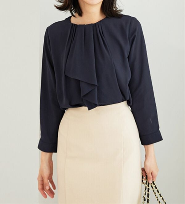 BELLUNA（ベルーナ）の「＜セレモニースタイル＞ボウタイデザインブラウス（ブラウス）」｜詳細画像